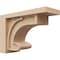 Ekena Millwork 5"W x 15"D x 10"H Classic Alma Rough Cedar Woodgrain TimberThane Corbel, Primed Tan CORUR05X15X10ALMRCPR - alternate 1